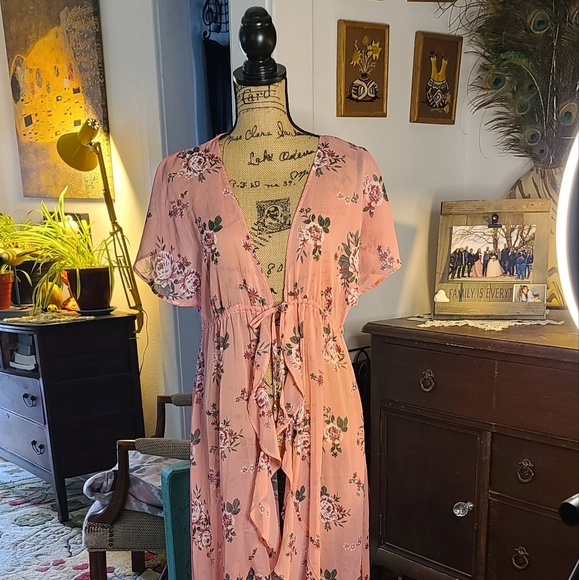 Rose floral cover up Beautiful - Picture 16 of 16